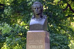 15C Johann C.F. von Schiller Bust By C.L. Richter At West Side Of The Mall In Central Park Midpark 72 St.jpg